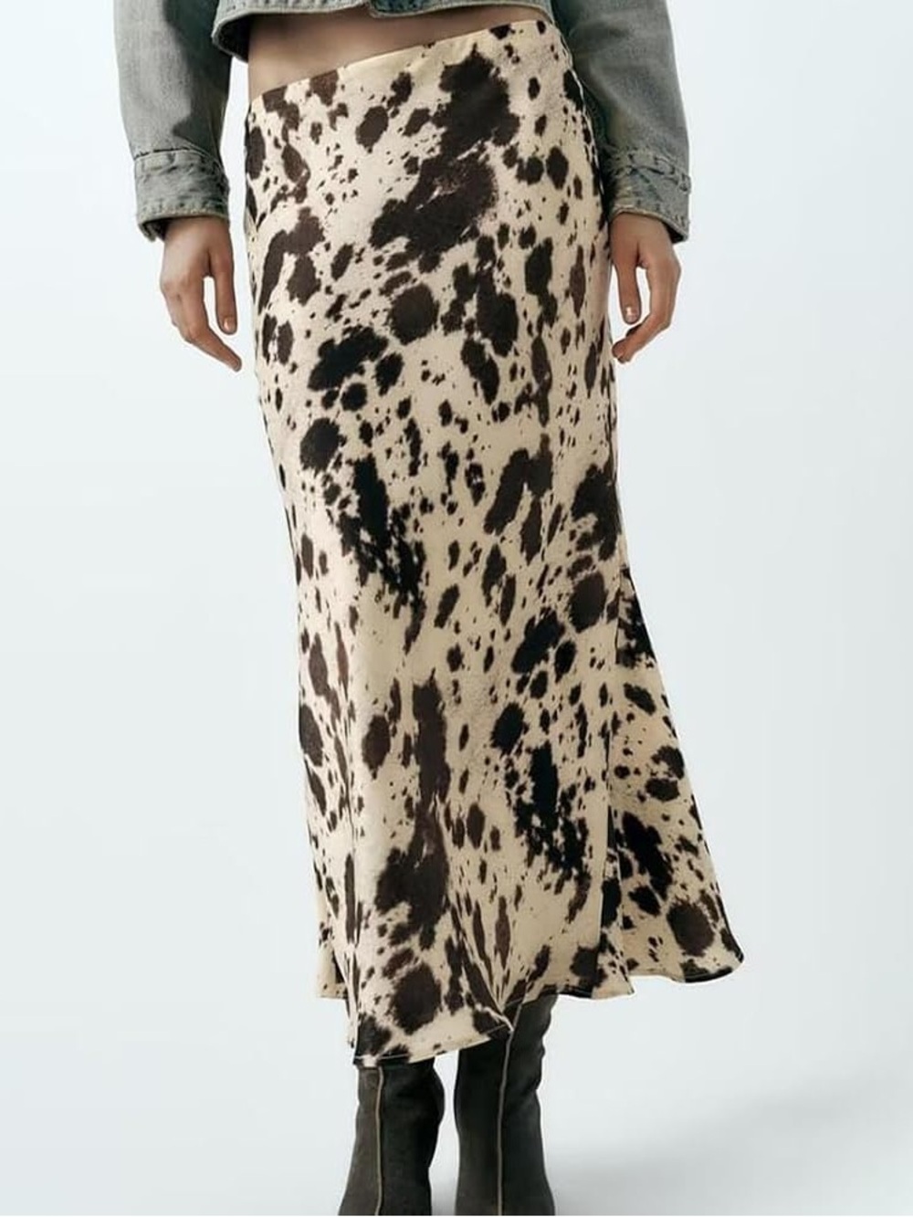 ZARA ANIMAL PRINT SKIRT